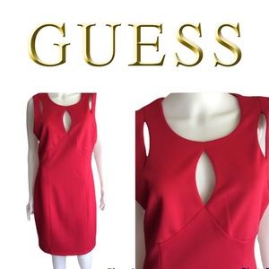 NWT Guess Cherry Red Cocktail Dress